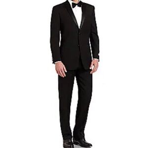 IKE EVENING BY IKE BEHAR Men’s Slim Fit Tuxedo includes Tux Shirt